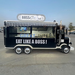 Camion de cuisine mobile pour la vente de nourriture en plein air, restaurant, pizza, hamburgers, glaces, café, camion de nourriture électrique avec cuisine complète - Product Image 2