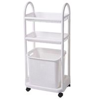 Panier de rangement en plastique PP durable pour salle de bain assez grand pour contenir les vêtements sales pour la lessive