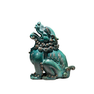 Atelier d'art en cuivre Chaotianhou, ornement en cuivre Feng Shui, décoration de bureau, cadeau de bureau, pièce unique - Product Image 1