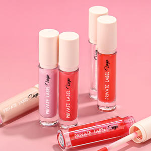 ลิปกลอสแบบไม่ติดลิปมันแบบวีแกนลิปกลอสแบบไม่ติดโลโก้ตามสั่ง - Product Image 1