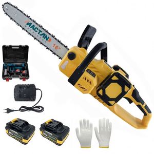 Motosierra Eléctrica de 16 Pulgadas con Batería de Litio, Máquina Cortadora de Madera, Sierra Eléctrica Recargable Inalámbrica - Product Image 1