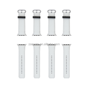 Bracelet de montre vierge pour sublimation RTS, remplacement en similicuir PU, bracelet de montre personnalisé pour <span class=keywords><strong>Apple</strong></span> - Product Image 1