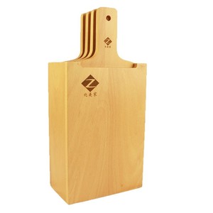 Beechwood Cutting Board <b>Set</b> Solid Wood Rectangular Kitchen Chopping Blocks for Home Use - Product Image 2