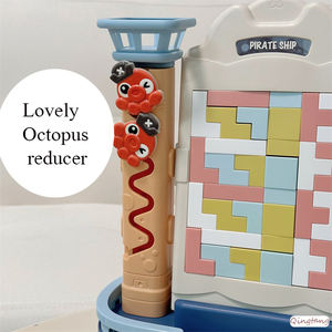 Jeu éducatif pour enfants multifonctionnel 4-en-1 <span class=keywords><strong>bateau</strong></span> <span class=keywords><strong>pirate</strong></span> jouets 3D Machine Puzzle planche à dessin pour jouets de 3 à 6 ans - Product Image 4