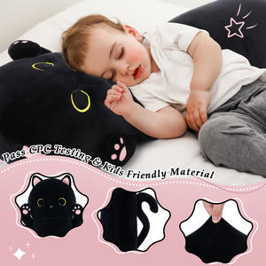 MorisMos Long Cat Body Kissen Große Cartoon Kuscheltier Plüsch tier Soft Hugging Kissen Kinder Erwachsene Freundin Geburtstag - Product Image 3