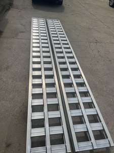 OEM ODM Personalizado 3 metros de largo Durable Capacidad 5 toneladas de carga Aluminio Rampa Camiones Pista Ruedas Mecánica Rampa Rampas Escaleras - Product Image 5