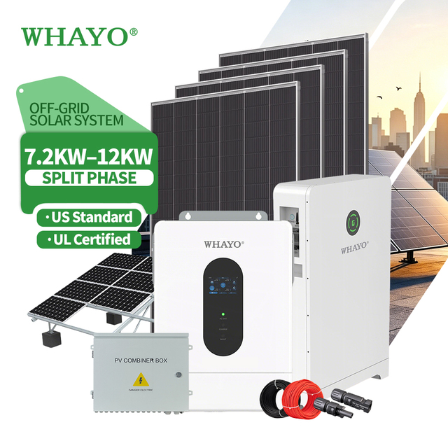 Whayo 9540 1741 Residential Energy Kit 5KW 6KW 8KW 10KW 12KW 16KW Solar Energy Storage System