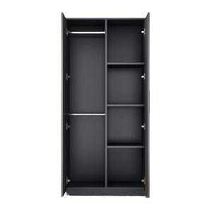 <span class=keywords><strong>Armario</strong></span> de madera maciza minimalista moderno Simple económico para el hogar, dormitorio, habitación de alquiler, <span class=keywords><strong>armario</strong></span> de almacenamiento de apartamento pequeño con cajón - Product Image 5