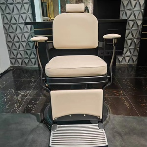 Sillón de Barbería Clásico Tallado de Estilo Chino Nuevo, Personalizado en Color, Estilo Americano, Sillón de Barbería Vintage, Sillón de Barbería Sencillo - Product Image 3