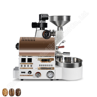 Torréfacteur à café électrique en acier inoxydable pour usage domestique, machine industrielle