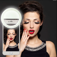 Xueren Hot RK12 Selfie Led Anneau Selfie Lumière Éclairage Supplémentaire Nuit Obscurité Selfie Améliorer La Lumière De Remplissage pour Tous Les Téléphones