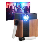 Smart 4K projecteur Led 1080P fête en plein air maison salle de karaoké ktv machine Portable haut-parleur projecteur
