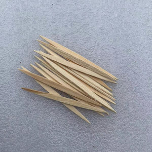 <span class=keywords><strong>Cure</strong></span>-<span class=keywords><strong>dent</strong></span> plat en <span class=keywords><strong>bois</strong></span> jetable à point unique/à double point d'eco-ami - Product Image 2