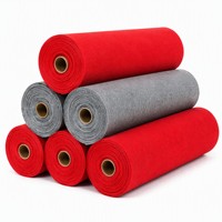 Polyester-Ausstellungsteppichrolle Nadelfilz Fusselfrei Langlebige Maßgefertigte Matte für Messestände