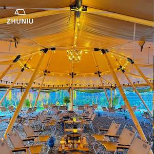 8.2m authentique pyramide <span class=keywords><strong>en</strong></span> <span class=keywords><strong>forme</strong></span> <span class=keywords><strong>de</strong></span> tipi indien <span class=keywords><strong>tente</strong></span> spacieuse toile <span class=keywords><strong>yourte</strong></span> <span class=keywords><strong>tente</strong></span> pour Glamping mariages Camping <span class=keywords><strong>en</strong></span> plein air événements - Product Image 4