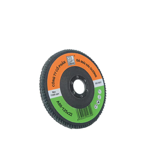 Disque abrasif en oxyde d'aluminium haute dureté BAVIA 125 mm, qualité supérieure, directement de l'usine OEM au Vietnam - Product Image 1