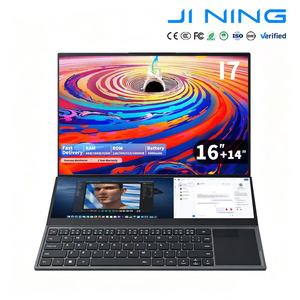 แล็ปท็อปหน้าจอสัมผัสคู่ขนาด 16 นิ้ว 14 นิ้ว  ซีพียู Core I7 9850h แรม 8GB/16GB DDR4  SSD 1TB  ตัวเครื่องโลหะ  แป้นพิมพ์เรืองแสง  ระบบปฏิบัติการ Windows 11 สำหรับธุรกิจ รุ่น Hfbook28/ds160-915 - Product Image 1