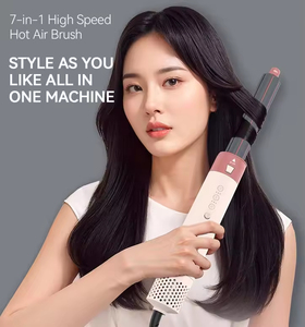 <span class=keywords><strong>Spazzola</strong></span> Asciugacapelli Professionale 7 in 1, Strumento di Styling Versatile, Set Asciugacapelli Ionico a Rapida Asciugatura per <span class=keywords><strong>Capelli</strong></span> Lisci, <span class=keywords><strong>Mossi</strong></span> e Ricci - Product Image 3