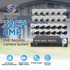 32Ch 24x 8MP Outdoor <strong>IP</strong> Security 2-Way Audio AI Human Detection Color Night Vision 8TB HDD CCTV Camera System Nvr 32 Channel 4k - Product Image 2