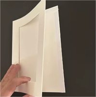 Passe-partout personnalisé pour cadres photo - Passe-partout blanc sans acide, de 5 pouces à A3, pour l'affichage d'images et d'œuvres d'art