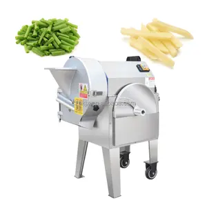 Máquina De Fatiador De Vegetais De Cozinha Comercial Fatiar Batata Shredded Diced Machine Automático