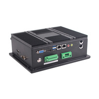 Ordinateur industriel tout-en-un de 8 pouces système d'exploitation Windows 10 4 * RJ45 GPIO 24V DC entrée panneau à surface plate Pc pour une utilisation robuste