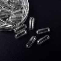 Capsules HPMC transparentes certifiées Halal, résistantes aux acides, de toutes tailles, fabriquées en Chine, organiques, ajustement précis, coquilles de capsules vides