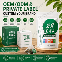 OEM 28-Tage Kräuterteebeutel Botanische Mischung Gewichtsmanagement-Tee Private Label Maßgeschneiderte Formel Verpackungshersteller