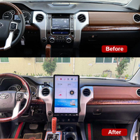 Lecteur DVD de voiture 16,8 pouces, autoradio Android, écran tactile, navigation GPS, CarPlay pour Toyota Tundra 2014-2020