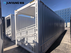 Structure en acier blanc pour gradins modulaires extérieurs, conteneur sec haute cube de 40 pieds JUNYANG, sièges pour spectateurs - Product Image 5
