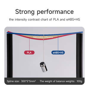 Pour <span class=keywords><strong>ESUN</strong></span> Haute Qualité 1KG 1.75mm ABS + HS Filament 3D Fabriqué en matériau PLA Premium - Product Image 4