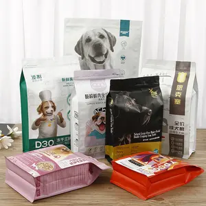 3kg 12kg Stand Up Petfood Pacote Bolsa Descartável Biodegradável Plástico Selado Mylar Dog Pet Food Embalagem Saco Com Alça