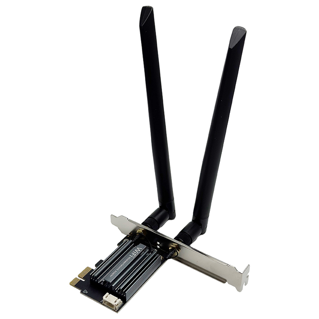 WiFi 6E PCIe Wireless Card RTL8852CE Chip 5400Mbps Triple-Band Gaming Adapter with BT 5.3 for Win11 PC