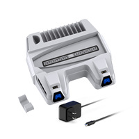 Support de refroidissement multifonctionnel TP5-1525B avec chargeur double pour console PS5