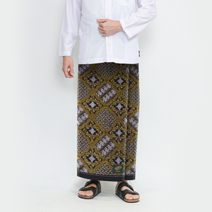 ผ้าซารองขายส่งสำหรับชาวมุสลิม อินโดนีเซีย ผ้าซารองผู้ชายแบบมุสลิม ATLAS ผ้าซารองสำหรับผู้ชาย ลาย BHS ลายยอดนิยม ลายเซราซี BHS ผ้าบาติกอินโดนีเซีย - Product Image 2