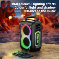 Haut-parleur portable étanche RGB LED 60W 8000mAh pour utilisation intérieure/extérieure, idéal pour les fêtes et les danses de groupe – Modèle PT02
