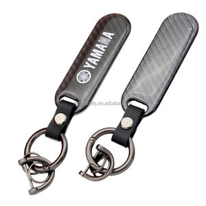 Llavero de Cuero Personalizado, Llavero de Diseño de Lujo, Personalizable con Logotipo en Epoxi, Estilo de Cuero, Fibra de Carbono para Coche - Product Image 5