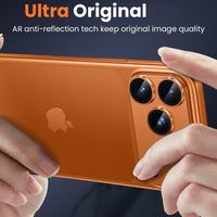 Protection d'objectif en verre trempé 9D texturé métal CD mat pour iPhone 17 Air Pro Max, protection d'objectif d'appareil photo en métal givré