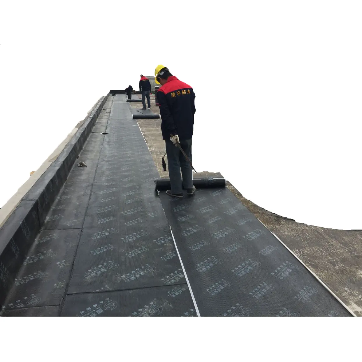 Antorcha de 3mm y 4mm en la lámina de la aplicación SBS, asfalto bituminoso modificado, membrana impermeable de impermeabilización para techos