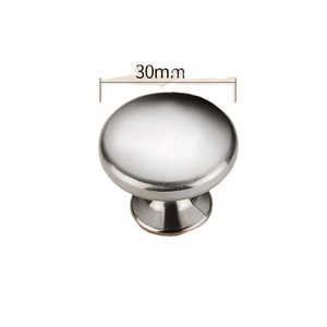 GQK Tiradores Redondos de Metal Zamak en Níquel Satinado Negro para Puertas de Armario y Cajones, Accesorios para Muebles - Product Image 5