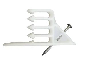 Weißer Kabelstapelhalter Drahtkabel-Befestigungsnagel Elektrisch Isolierter Kabelorganisator für 4 Kabel - Product Image 2