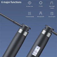 Corde à sauter intelligente avec compteur électronique, corde à sauter lestée pour adultes, fitness, sport, corde à sauter rechargeable