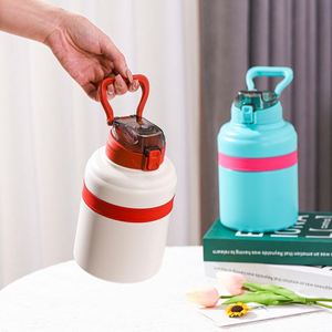 Outdoor Sports Custom 40Oz Big Double Wall Thermos Vacuum Flasks Stainless Steel Insulated Foldable Silicone Collapsible Bottles - Product Image 2