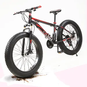Bicicleta de Montaña de acero al carbono para hombre, con freno de disco doble, ruedas grandes y gruesas, OEM ODM, 26"