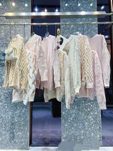 Vente en gros de vêtements pour femmes en automne-hiver, pull en tricot à bas prix, pull décontracté, expédition aléatoire - Product Image 2