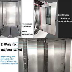 New 16-<b>Tray</b> Commercial Industrial Intelligent Control Rotary Oven Stainless Steel Digital Features 32 <b>Tray</b> Bakery Bread Corn - Product Image 3