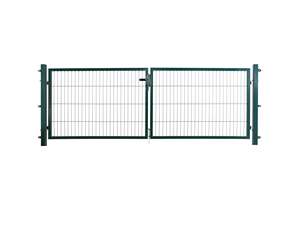 Puerta de jardín básica para valla de malla de doble varilla verde musgo 100 cm X 120 cm - Product Image 6
