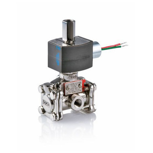 Vanne solénoïde Asco série 316 24V DC à trois voies pour inversion d'échappement d'air liquéfié 0-10 bars -140°C à 200°C - Product Image 3