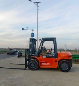 Carretilla elevadora diésel de 7 toneladas de alta calidad H2000 99% nuevas carretillas elevadoras Mini Heli de China carretilla elevadora de combustión interna usada a la venta - Product Image 2