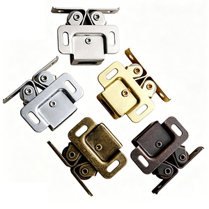 Loquet de porte Dingpin pour ameublement domestique, loquet de placard en acier laminé à froid, clip magnétique à ressort pour armoire et placard - Product Image 3